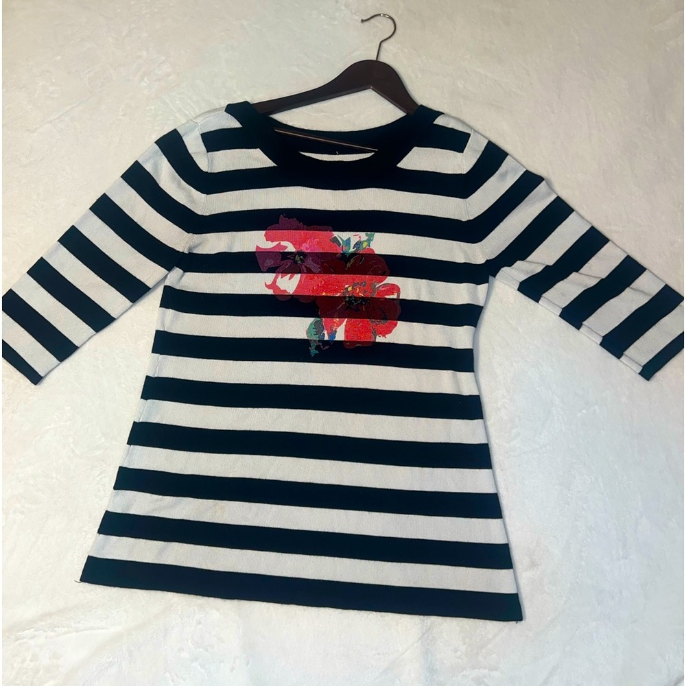 Black and white striped shirt